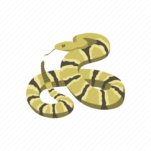 Animal, rattlesnake, reptile, serpent, snake, venomous snake, vertebrates icon - Download on Iconfinder