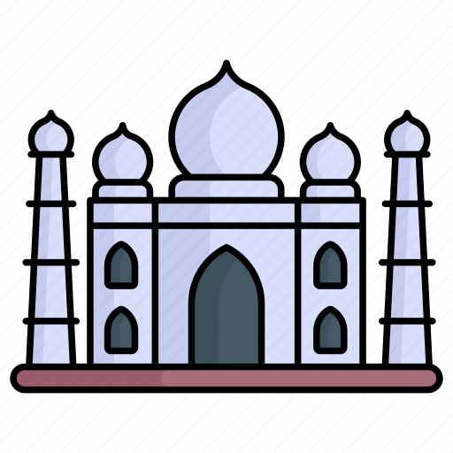 Taj mahal, building, house, construction, real estate, agra india icon - Download on Iconfinder