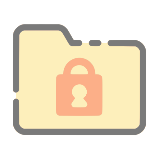 Encripted, folder, document, file, security, safety, protection icon - Free download