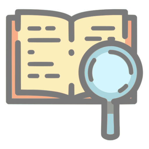 Literature, literature review, search, find, read, book, education icon - Free download