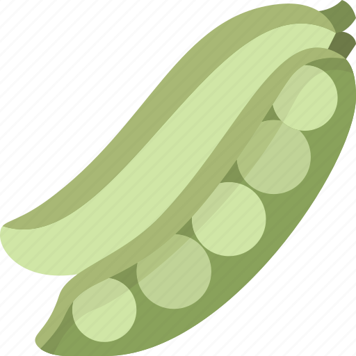 Peas, pod, ingredient, seed, legume icon - Download on Iconfinder