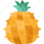 pineapple, fruit, juicy, dessert, tropical 