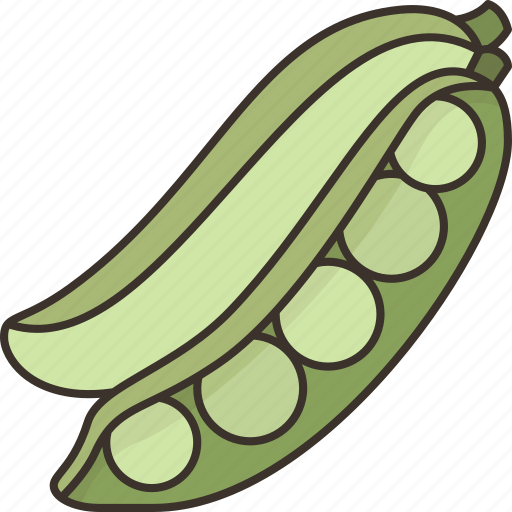Peas, pod, ingredient, seed, legume icon - Download on Iconfinder