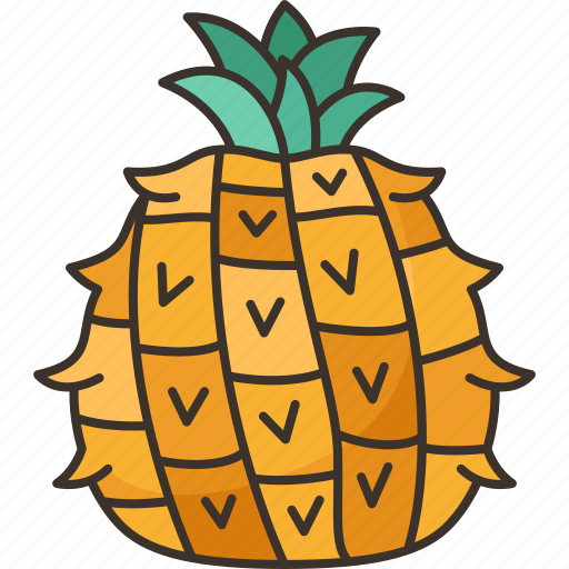 Pineapple, fruit, juicy, dessert, tropical icon - Download on Iconfinder