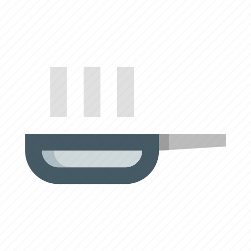 Pan, tableware, hot, kitchen, cooking, frying, cookware icon - Download on Iconfinder