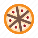 pizza, food, slice, fast, italian, cuisine, fast food