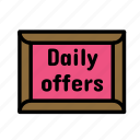 daily, drink, food, meal, offers