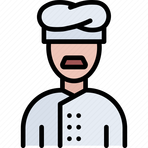Chef, man, restaurant, cafe, food icon - Download on Iconfinder
