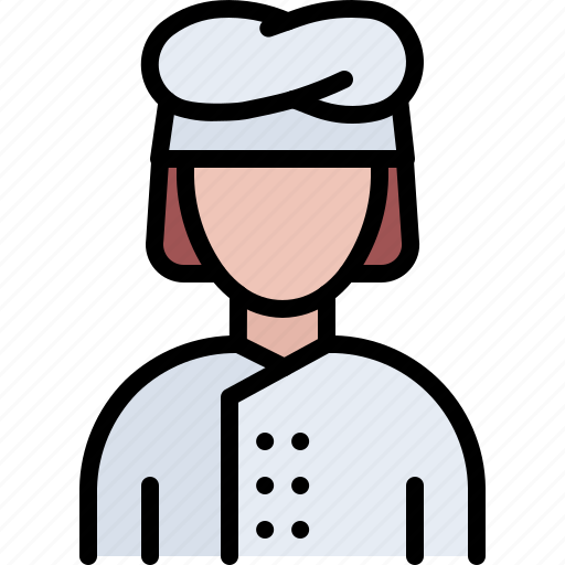 Chef, woman, restaurant, cafe, food icon - Download on Iconfinder
