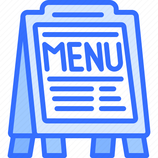 Menu, stand, restaurant, cafe, food icon - Download on Iconfinder