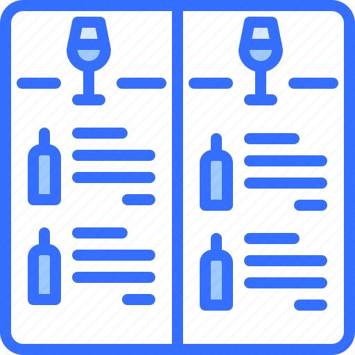 Wine, list, restaurant, cafe, food icon - Download on Iconfinder