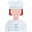 chef, woman, restaurant, cafe, food 