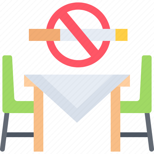 No, smoking, sign, table, chair, restaurant, cafe icon - Download on Iconfinder