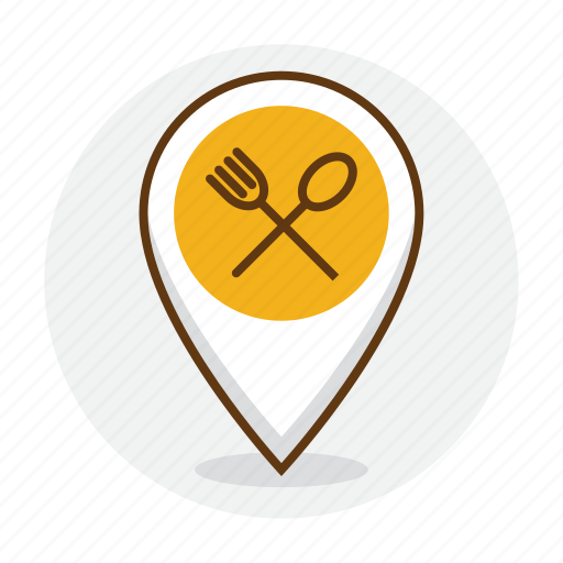 Find, food, location, map, restaurant, search icon - Download on Iconfinder