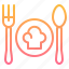 element, food, fork, kitchen, restaurant, spoon 