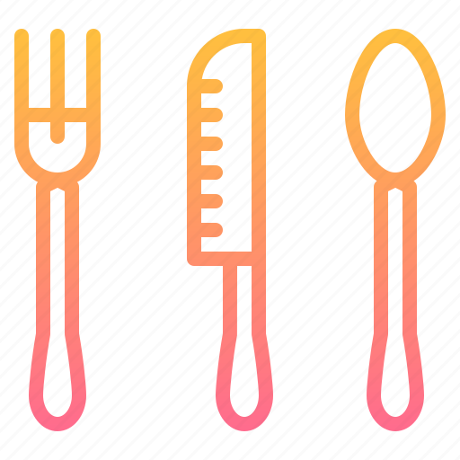Element, food, fork, kitchen, knife, restaurant, spoon icon - Download on Iconfinder