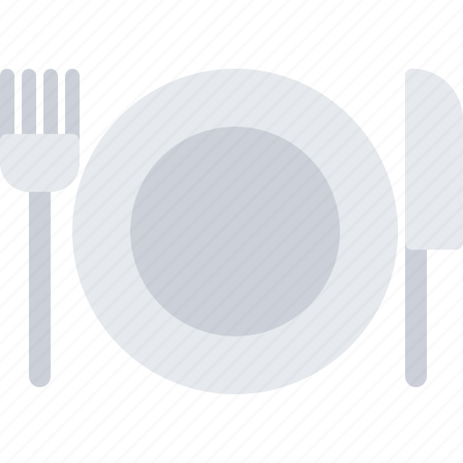 Cafe, food, fork, knife, lunch, plate, restaurant icon - Download on Iconfinder