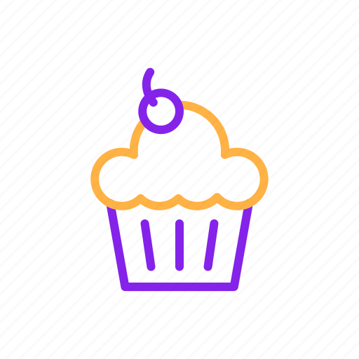 Cake, cupcake, dessert, food, restaurant, sweet icon - Download on Iconfinder