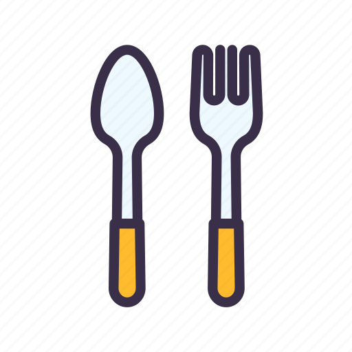 Fork, kitchen, restaurant, spoon icon - Download on Iconfinder