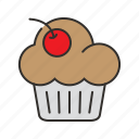 bakery, cake, cupcake, dessert, food, muffin 