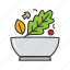 bowl, food, health, salad, vegetable, vegetarian 