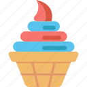 ice cream, desserts, sweet