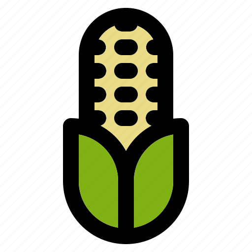 Corn, eat, meal, kitchen, culinary, restaurant, food icon - Download on Iconfinder