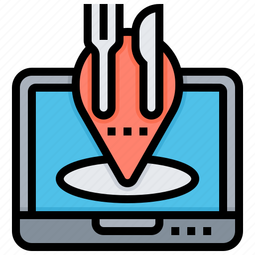 Check, in, location, online, restaurant icon - Download on Iconfinder