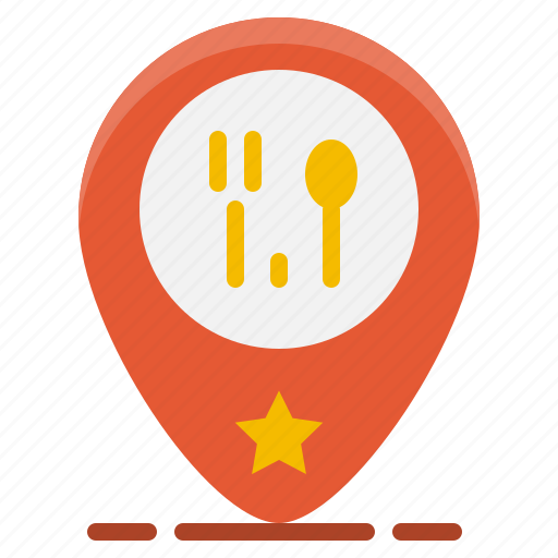 Food, location, map, pin, shop, store, gps icon - Download on Iconfinder