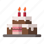 birthday, cake, celebration, food, party, restaurant, tart 