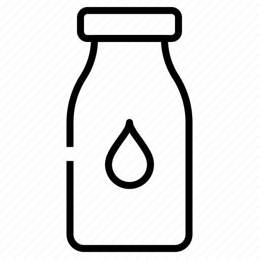 Milk, bottle, drink, cold icon - Download on Iconfinder