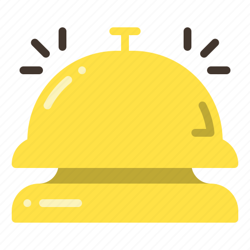Desk bell, ringing, call bell, service bell icon - Download on Iconfinder