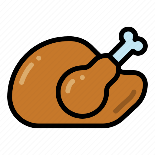 Chicken, roast, whole, food icon - Download on Iconfinder