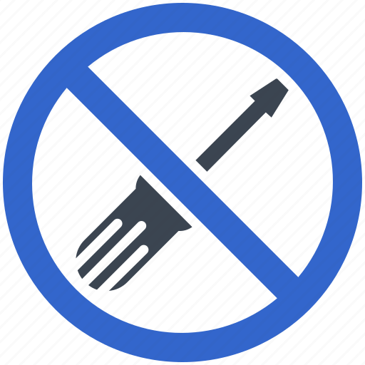 No entry, no, restriction, screwdriver, stop icon - Download on Iconfinder