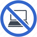 device, computer, stop, no, laptop, no entry, restriction