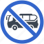 vehicle, bus, stop, no, no entry, long vehicle, restriction 