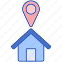 address, home, house