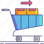 checkout, shopping, cart, trolley 