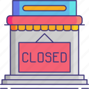 closed, store, market, shopping