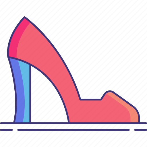Heels, shoes, woman, fashion icon - Download on Iconfinder