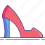 heels, shoes, woman, fashion 