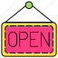 open business, open market, open selling, open store, shop open 