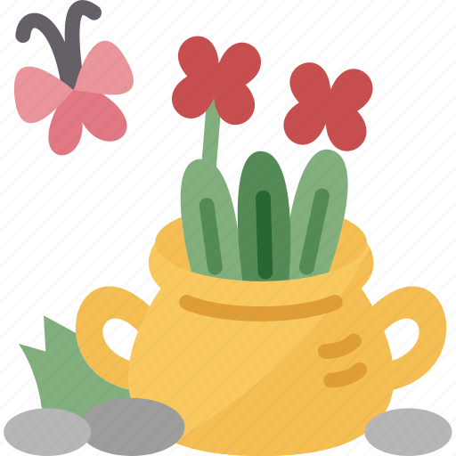 Garden, flower, plant, pot, nature icon - Download on Iconfinder