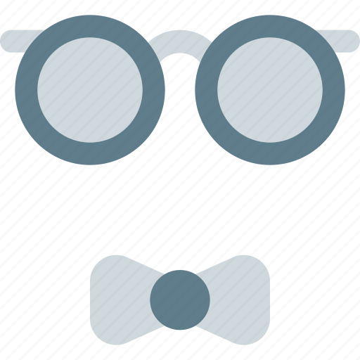 Retro, bow, glasses icon - Download on Iconfinder