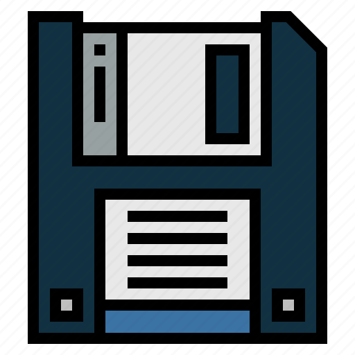 Disk, diskette, floppy, save, technology icon - Download on Iconfinder