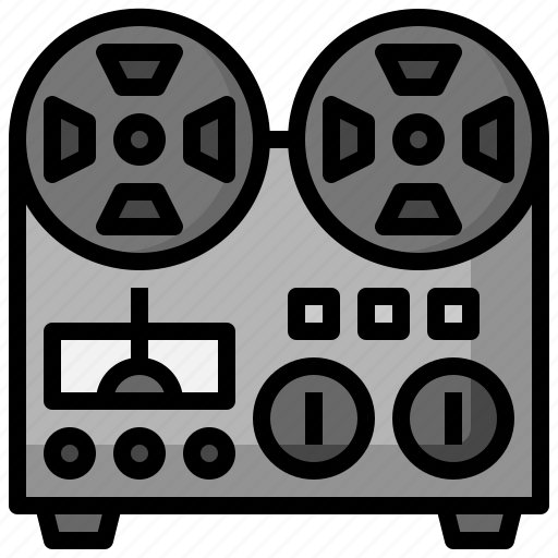 Reel, to, old, technology, music, multimedia, electronics icon - Download on Iconfinder