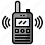 walkie, talkies, frequency, communications, police, retro, technology 