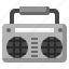 radio, cassette, music, multimedia, boombox, player 