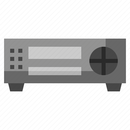 Vhs, player, video, tape, entertainment, recording, electronics icon - Download on Iconfinder