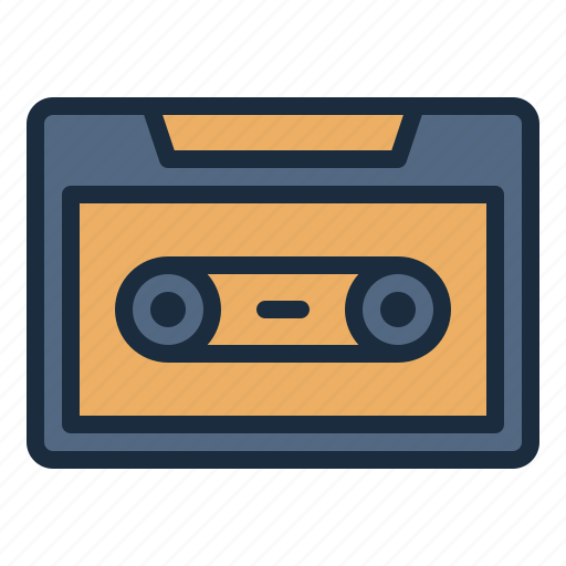 Cassette, tape, music, gadget, electronic, retro, classic icon - Download on Iconfinder